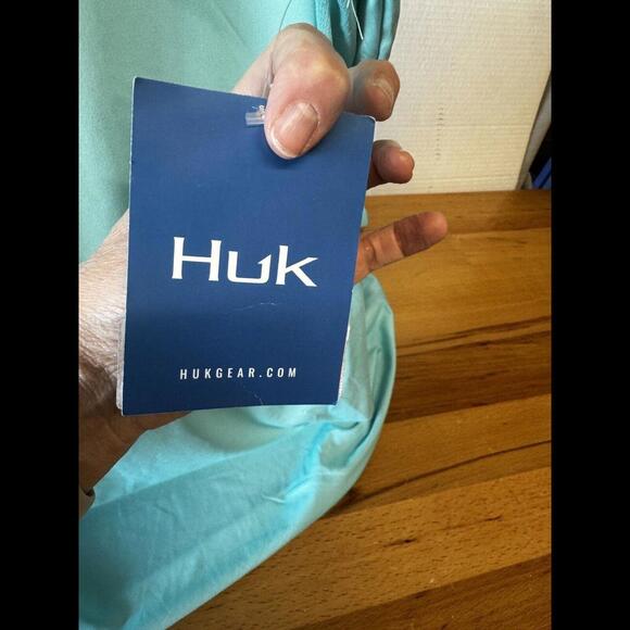 HUK Mens KC Pursuit Performance Crew Long Sleeve Fishing Outdoors XXL - Picture 4 of 9